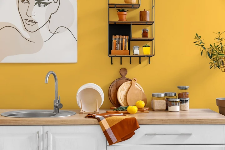 Kolor w jadalni i kuchni